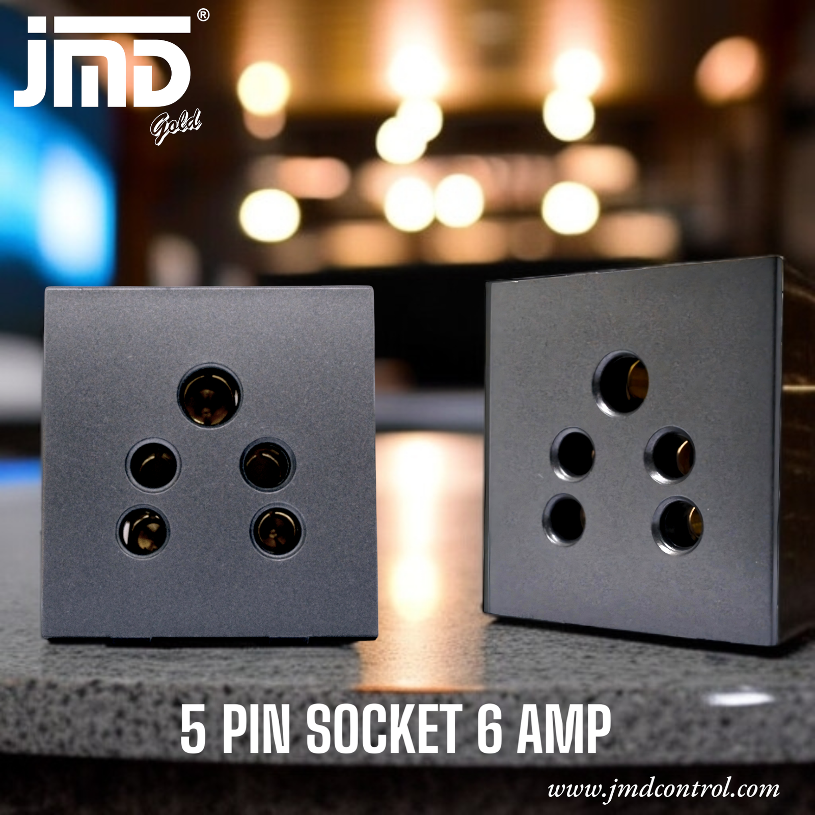 10 AMP Socket Black