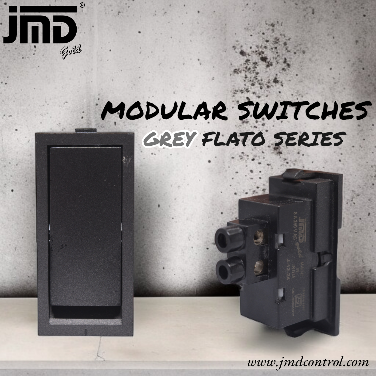 MODULAR SWITCHES GREY FLATO
